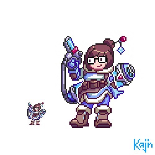 Mei-Ling pixel I will post the video process soon. #mei #devil #icewitch #meioverwatch #meiling #pix