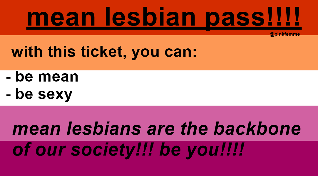 Mean Lesbian