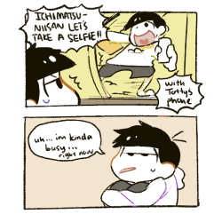 winter-cakes:  selfie matsu from here!!! (ichimatsu voice) i look great 