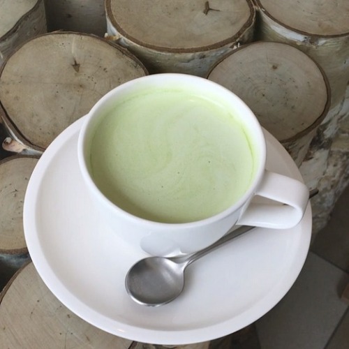  Sakura blossoming matcha latte from Dominique Ansel Bakery in Tokyo, Japan 