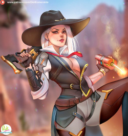 Didiesmeralda:    💥Ashe Overwatch_Versions Nsfw Nude And Lingerie On My Patreon_