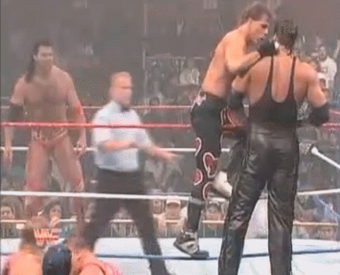 Shawn Giving A Pep Talk To Daddy Diesel 