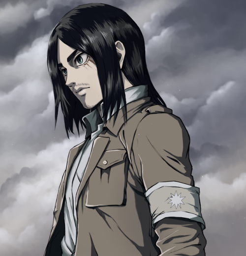 00raito - WITstudio Eren long haired.the pose don’t belong...