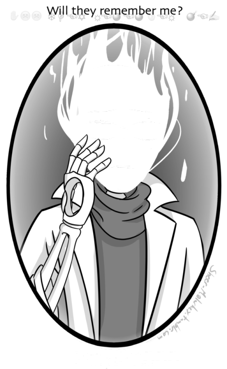 (Click it!)@zarla-s‘s Dr. W.D. Gaster, because I absolutely love the Handplates AU.