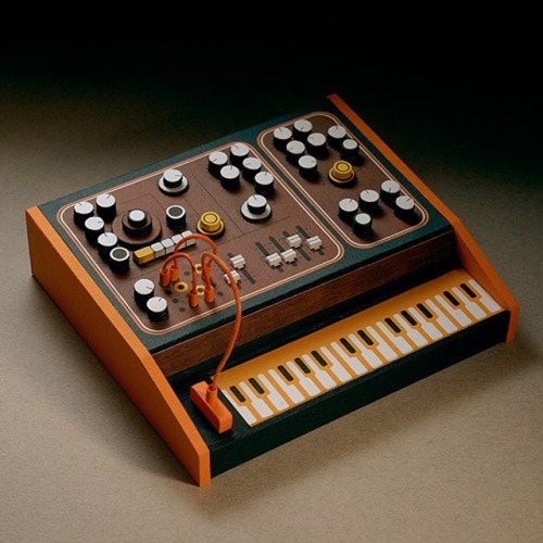 talesfromweirdland:Papercraft analogue miniatures by Dan McPharlin.