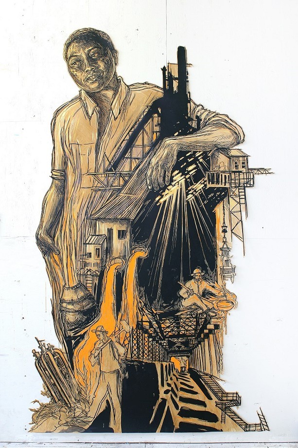 supersonicart:  Swoon’s “The Road By Walking.” Opening on Thursday, May 14th,