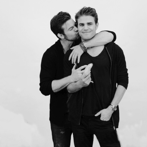 niklausroyals: Daniel Gillies and Paul Wesley at Love &amp; Blood ItaCon 3D in
