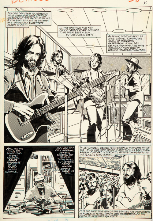 Marvel Super Special #4: The Beatles Story Part TWO By George Perez And Klaus Janson