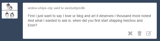 assbuttymilk:  what do u mean it didnt happen in the mangaand omg THankS i love u