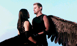 Space-Capitalism:  Fuckyeahjupiterascending:  Hanging On The Roof With One’s Angel-Wolf