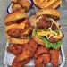 yummyfoooooood:Fried Chicken Burgers, Chicken Wings and Fries