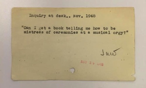 hoodlock:digg:This is what people asked the library before Google. (via)The idea that people have so