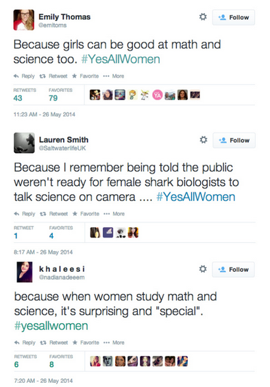 XXX ohscience:  thescienceofreality:  #YesAllWomen photo