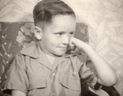 serial-killer-files:  Charles Manson, age 5, in a photo taken just before his first day of elementary school. 