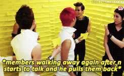 jaehwany:  n and his greed for reactions… 