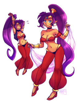 iahfy: I haven’t had a chance to play the shantae games yet but she’s cute (๑♡⌓♡๑)  &lt;3 &lt;3 &lt;3