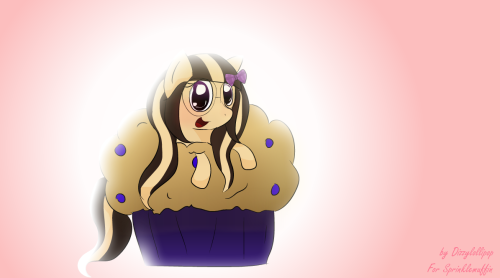 asksprinklemuffin:  Hi sprinklemuffin ^u^ when i first saw your blog i already loved it, so i wanted to draw fanart for you! -Dizzy i can’t breathe, this is so cute ;u; thank you ♥  <3