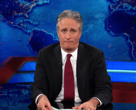 comedycentral:  Jon Stewart’s back on The Daily Show tonight, and there’s really no better way to celebrate than with a giant wall of Jon gifs. 
