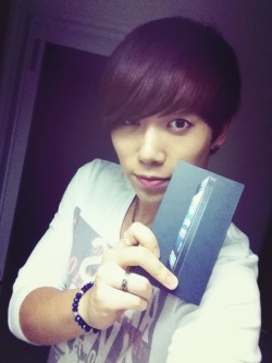 mooooosa:  Hoon’s twitter update 121215 ^^ 