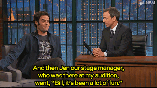 latenightseth:  You weren’t the only one crying that night, Bill!