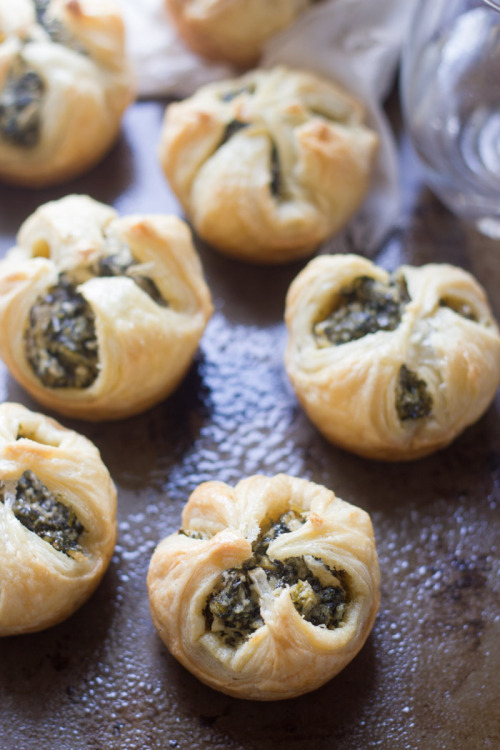 Porn Pics tinykitchenvegan:  Vegan Spinach Puffs