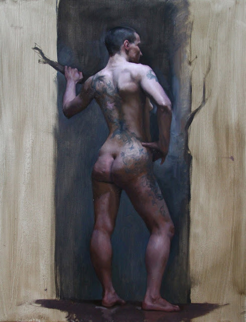 maleart69:  Theodora Daniela Capăt, homme nu de dos