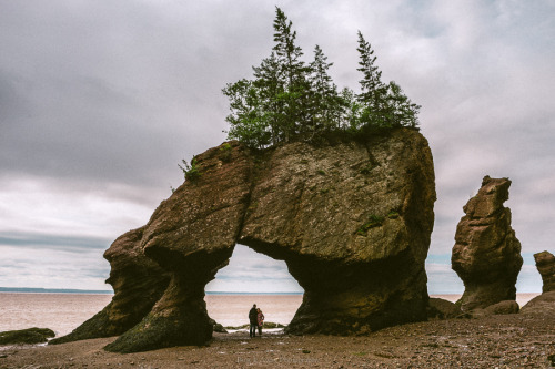 bustitaway: “Lovers Arch&quot; - Hopewell Rocks, New Brunswick, Canada Bust it Away I