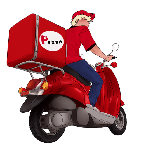 kawaiikrisschan:  The pizza delivery~