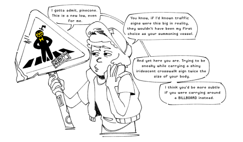 Some More Uncle Bill Doodles And A Preview Of A Future Mini Lore Comic :)