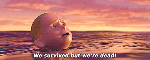 Me after taking a final