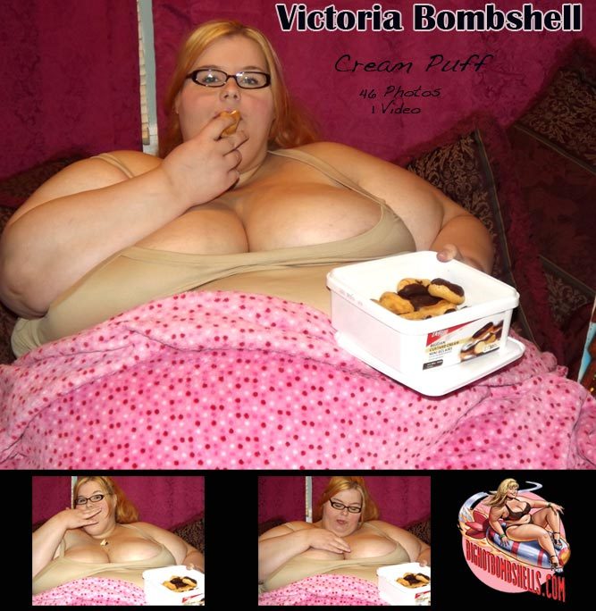 bombshellslive:  Victoria Bombshell - Cream Puff! 