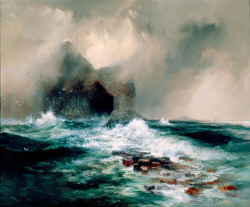 Femme-De-Lettres:large (Wikimedia)Thomas Moran Painted Fingal’s Cave, Island Of