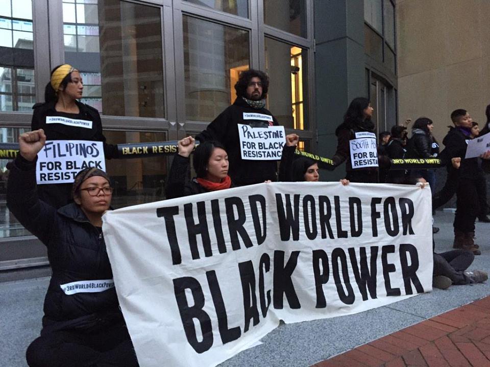 america-wakiewakie:   Activists at ‪#3rdWorld4BlackPower shut down the Federal