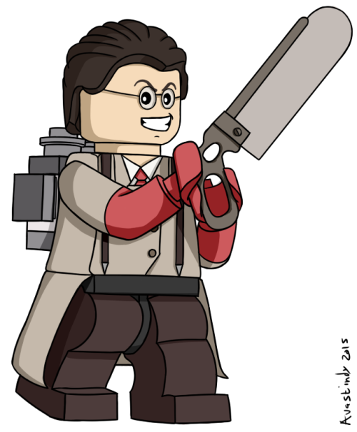 avastindy:Here is Team Fortress 2′s Medic as a Lego Figure :DThanks to Cool77778 for suggesting him, he was fun and challenging to draw. Who should I draw next?
