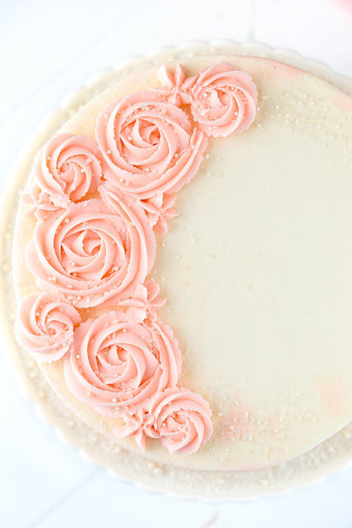 foodffs: ROSE WATER VANILLA LAYER CAKE Really nice recipes. Every hour. Show me what you cooked!