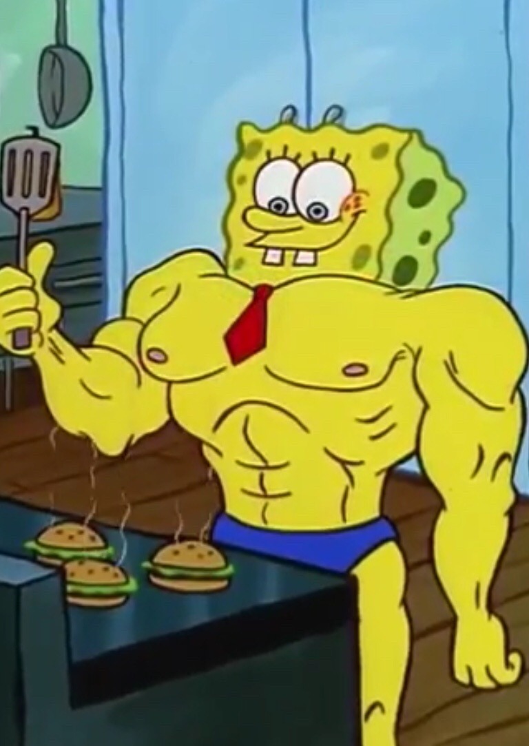 Spongebob fake arms