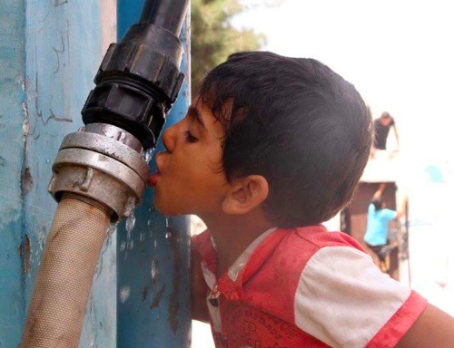 &ldquo;Today is the fifth day since Israel has cut off all water supplies to Gaza strip.&rdquo;