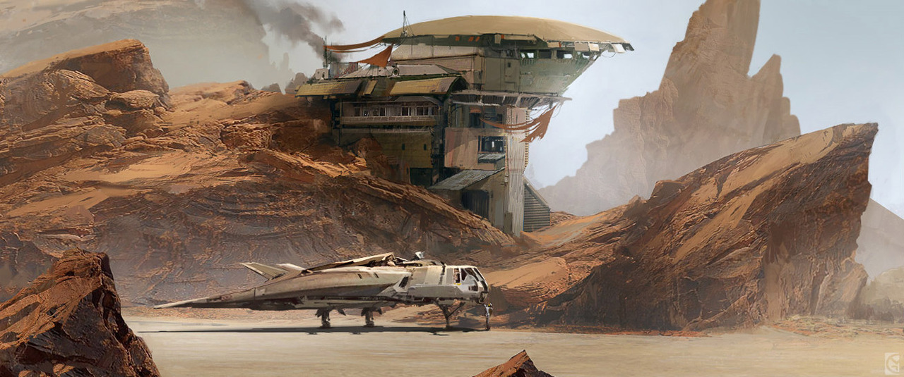 this-is-cool:  The impressive science fiction concept art and illustrations of Clinton