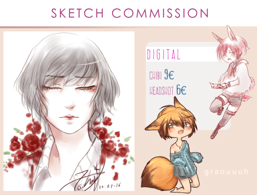 URGENT COMMISSION [CLOSED] I really need a little bit of money orz PAYPAL only.READ MY POLICY HERE +