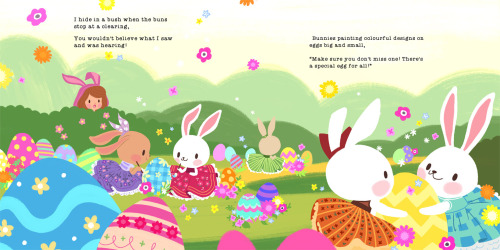 Happy Easter! I wrote and illustrated a story to celebrate. It’s called Bunny Wonderland. I couldn’t