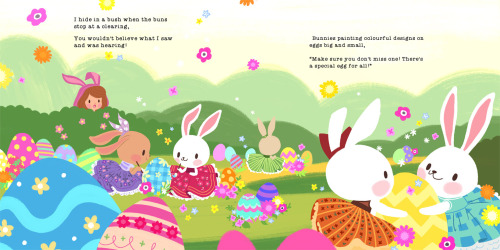 Happy Easter! I wrote and illustrated a story to celebrate. It’s called Bunny Wonderland. I co