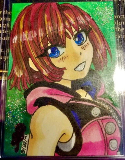 New ACEO for the shop, it’s Kairi from Kingdom Hearts 3! :D If you enjoy, please consider taking her