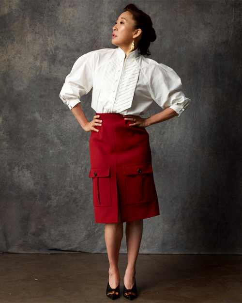 jessicahuangs: Sandra Oh by Alex John Beck for The Sunday Times (2019)