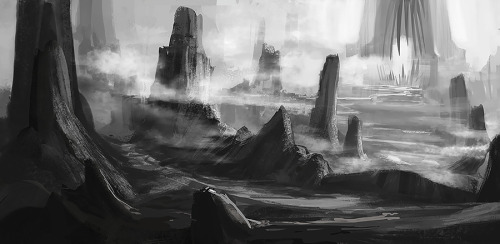 fmacmanus:  Environment Design thumbnails for James Paick’s class at CDA- really loving it. Having a blast! Some sketches at the bottom. http://facebook.com/finnianm http://behance.net/fmacmanus http://fmacmanus.deviantart.com 