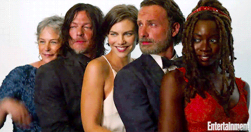dixonscarol: Dorks Behind The Scenes of The Walking Dead Entertainment Weekly Cover Shoot
