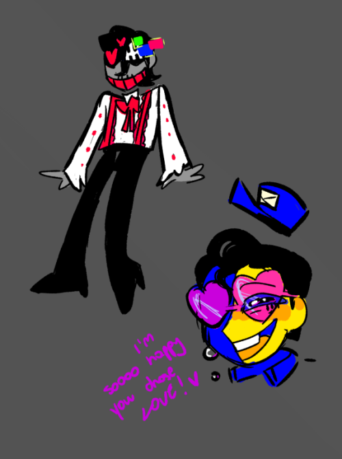 Some Old Doodles For @dr-docktor 's Au! Feat My Take On Floppy Disk Owen