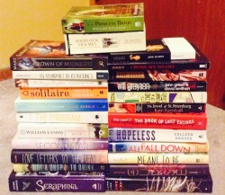 imallbooked:This is my tbr pile at the moment…so