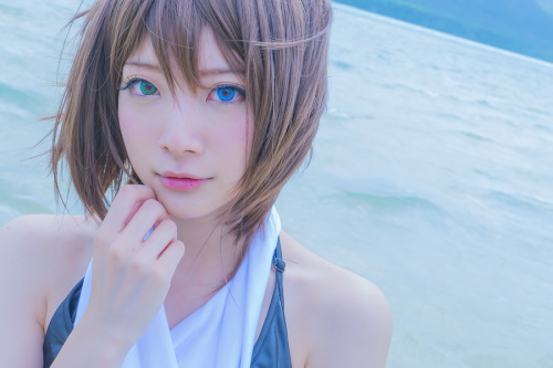 scandalousgaijin: Final Fantasy (Yuna) - 神坂琉菜 Those contacts are so pretty *_*