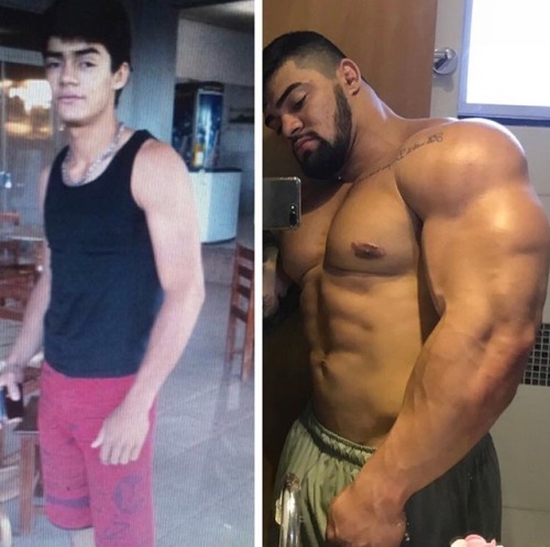 drwannabebigger:Bruno Santos’ transformation