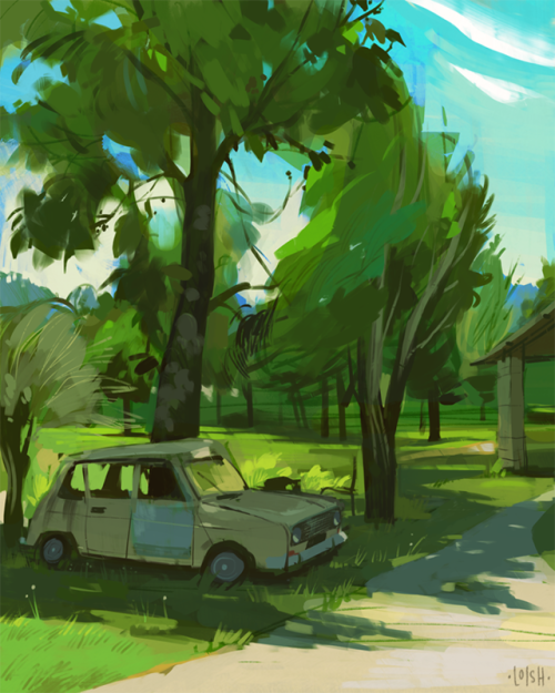 loish: Just returned from a trip to the Cévennes in France! I felt so inspired by the gorgeou